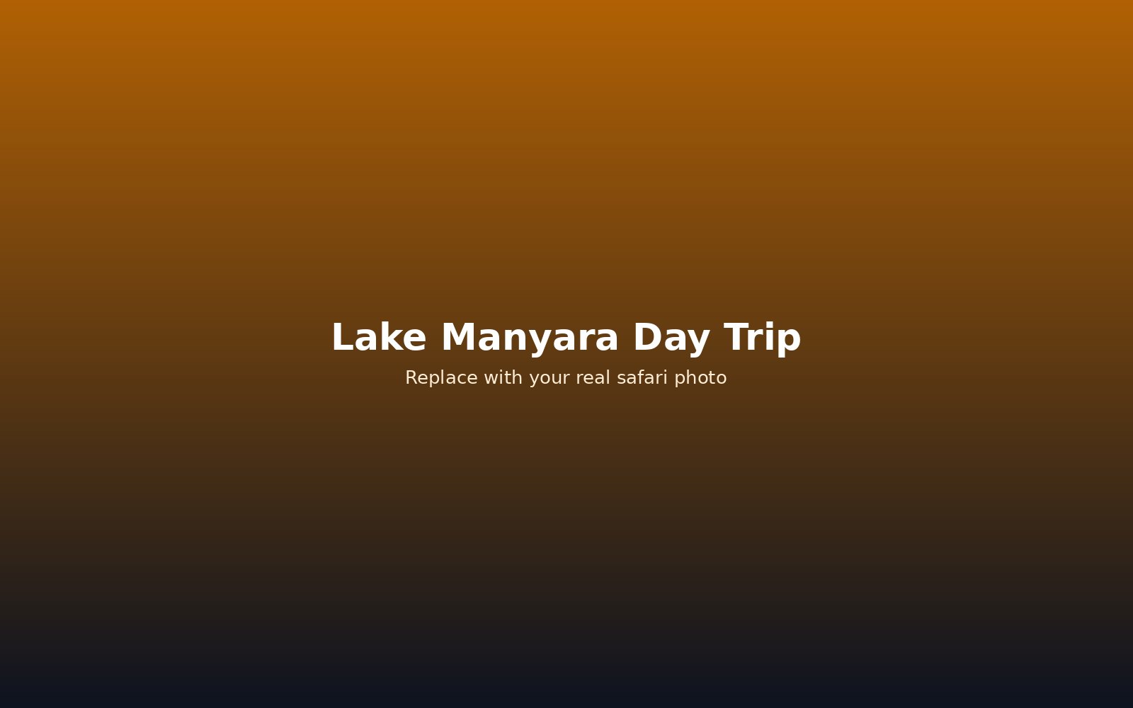 Lake Manyara day trip