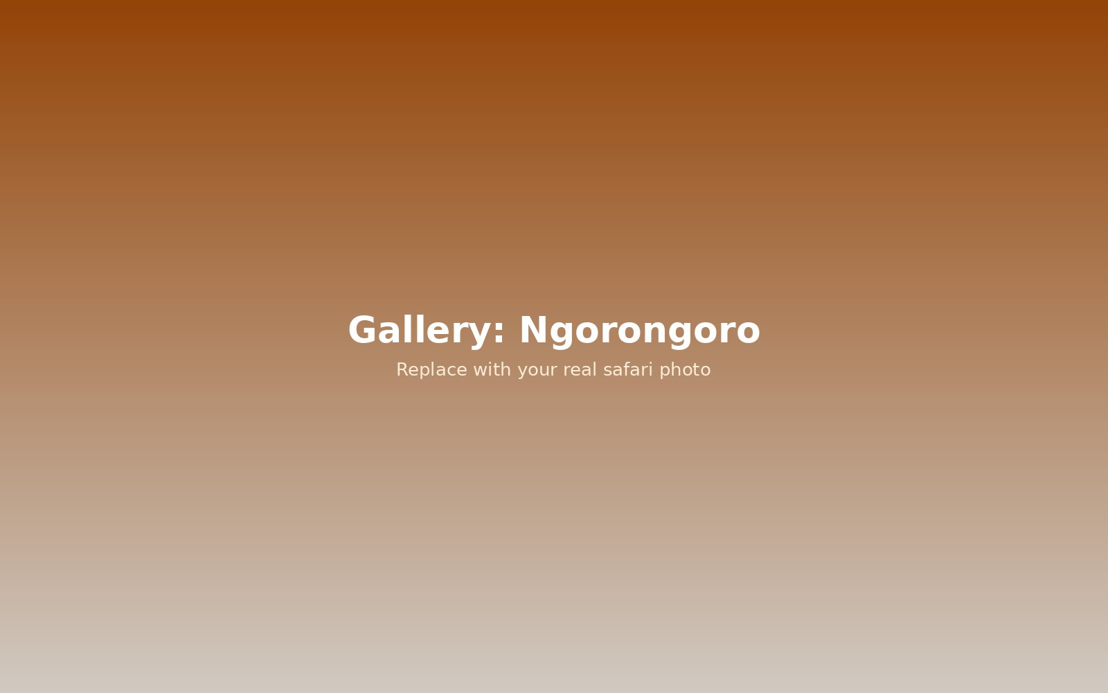 Ngorongoro landscape